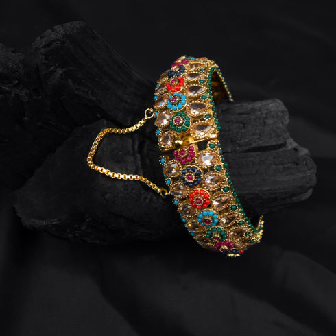 Studded Pearls Naurattan kangun D282-2